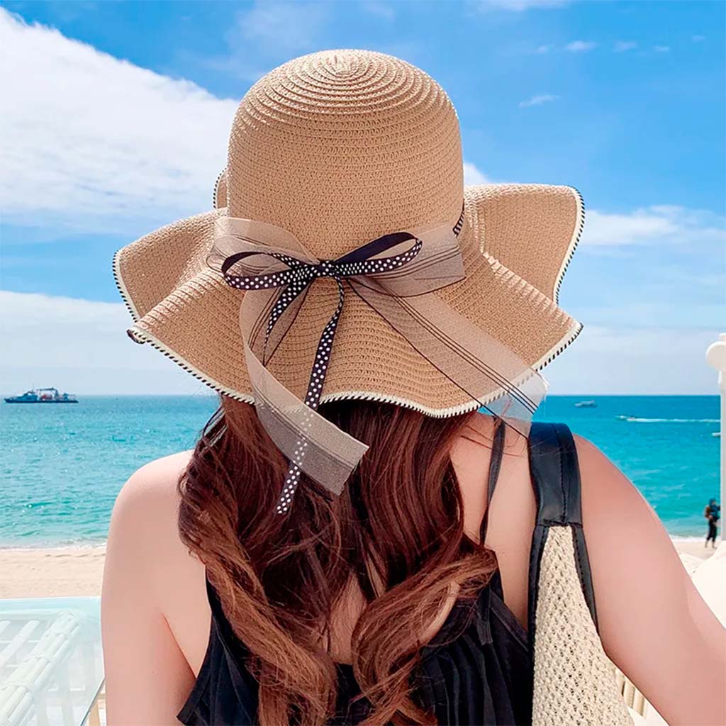 chapeu feminino de praia